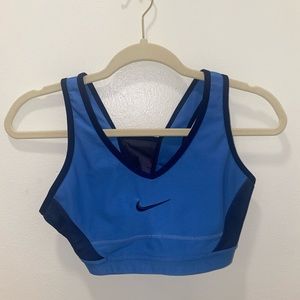 Blue Nike Sports Bra